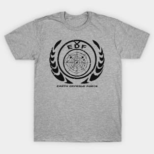 Earth Defense Force Logo - Black T-Shirt